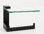 AlnoA6465RLinear RH Single Post Tissue Holder w/ Glass Shelf