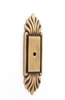 AlnoA1475Fiore Backplate 1 in. x 4 in. for Cabinet Knobs